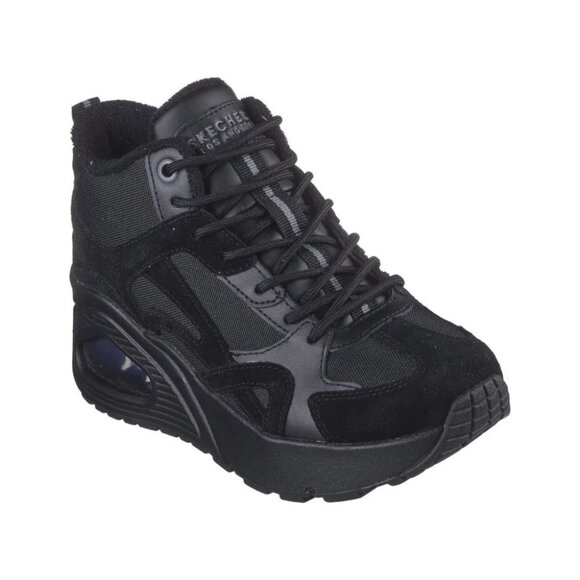 Skechers   Women's   Uno   Hi   -   Rocliff   Road,155681   Black   Sneaker - Picture 1 of 3